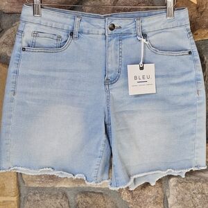 Code Bleu Light Wash Jean Shorts